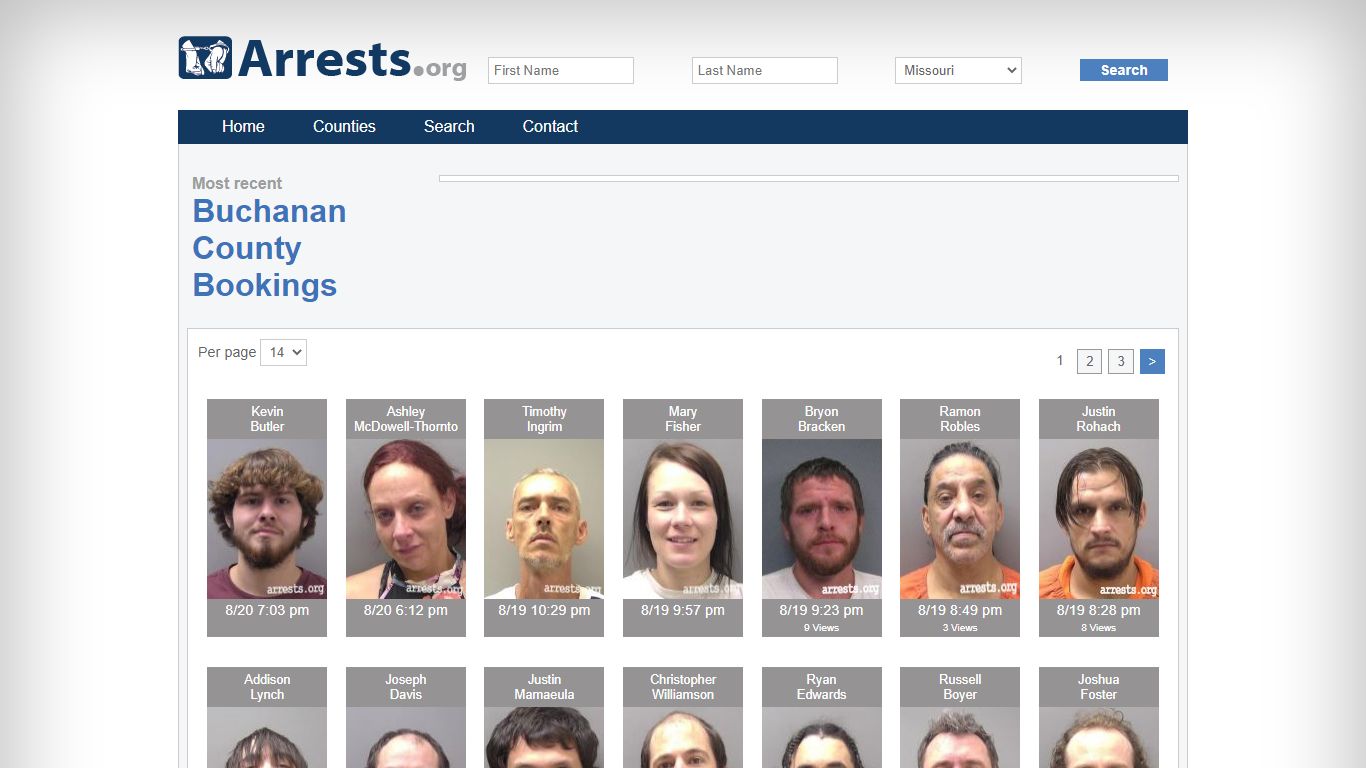 Buchanan County Arrests and Inmate Search